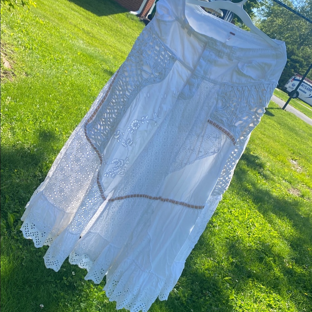 Free People Night Fall Maxi Skirt 8 - Picture 4 of 13
